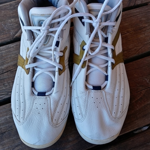 Redbok men\'s RB 311 PYE 4-103943. White leather. Sz 12. Plasic decals missing. S main image 7